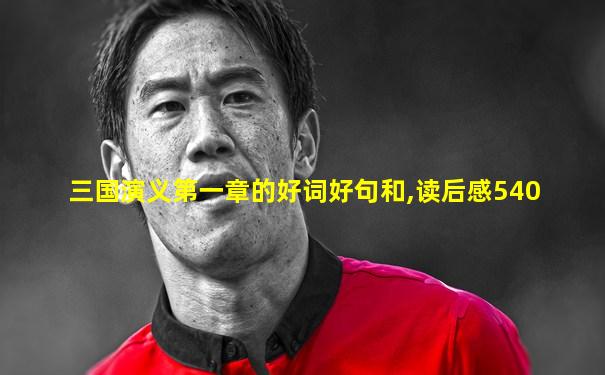 三国演义第一章的好词好句和,读后感540