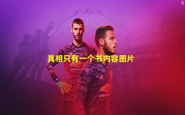 真相只有一个书内容图片