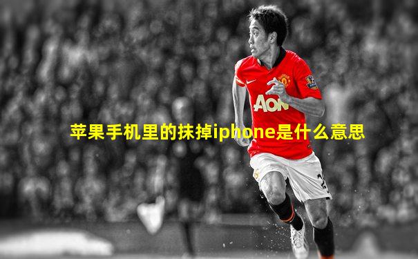 苹果手机里的抹掉iphone是什么意思