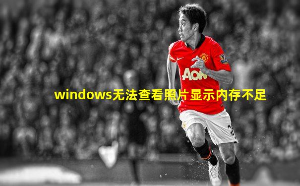 windows无法查看照片显示内存不足